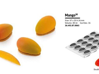 STAMPO SILICONE MANGO 30 ML MM 57X35H26 - 16 IMPRONTE
