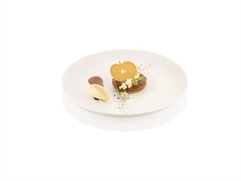 STAMPO SILICONE MELA & PERA FRUTTA REAL MM 80X56 / 60X51 H 24 IMPRONTE - STAMPO MM 470X270