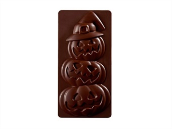 STAMPO TAVOLETTA HALLOWEEN FRIENDS MM 154X77 H 15  100 GR - 3 IMPRONTE
