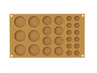 TAPPETINO SILICONE POIS (3 MIS) GIALLO