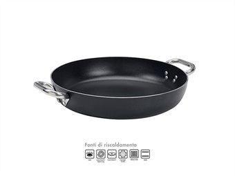 TEGAME ANTIADERENTE PER INDUZIONE DIAM CM 32 H 6,5 2 MANIGLIE