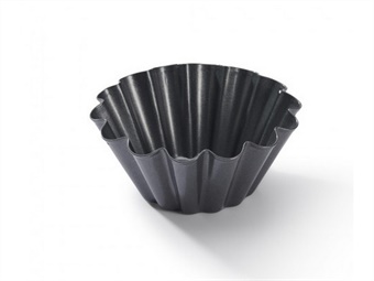 TORTIERINA BRIOCHE ONDULATA TEFLONATA DIAM SUP MM  100 H 45