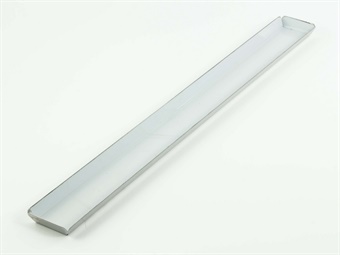 VASSOIO INOX CM 50X12 H 1,7 BORDO SVASATO